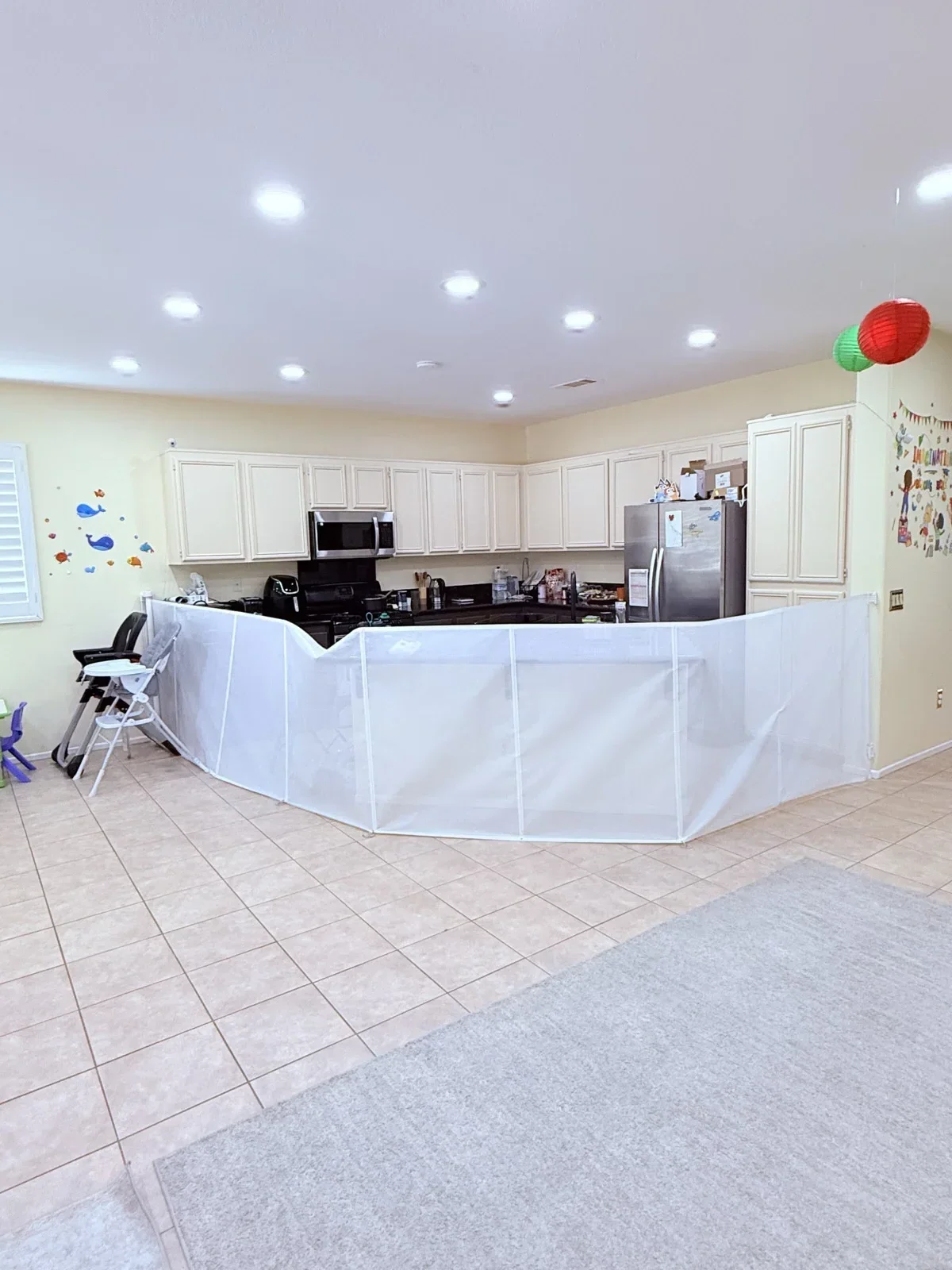 Classroom Interior with Kitchen Area at Fairy Tale Child Care Palmdale